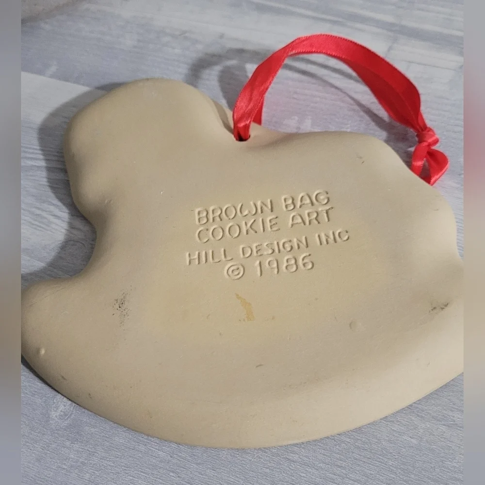 Brown Bag Cookie Art Clay Mold Rocking Horse 1986 VTG